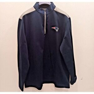 New England Patriots 1/2 Zip Jacket NFL Team Apparel Pullover Men's 2xxL